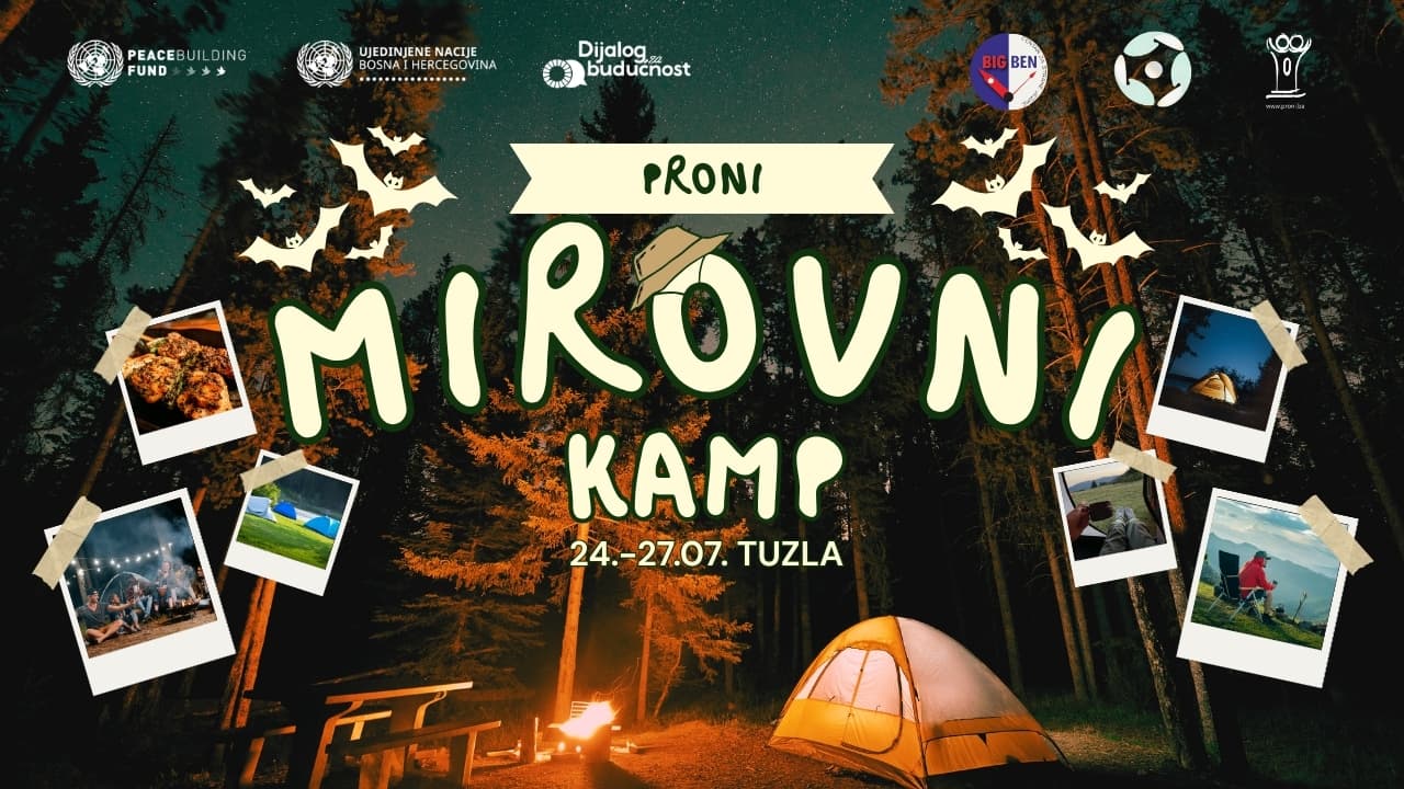 Poziv za mlade – PRONI Mirovni kamp 2026 Tuzla