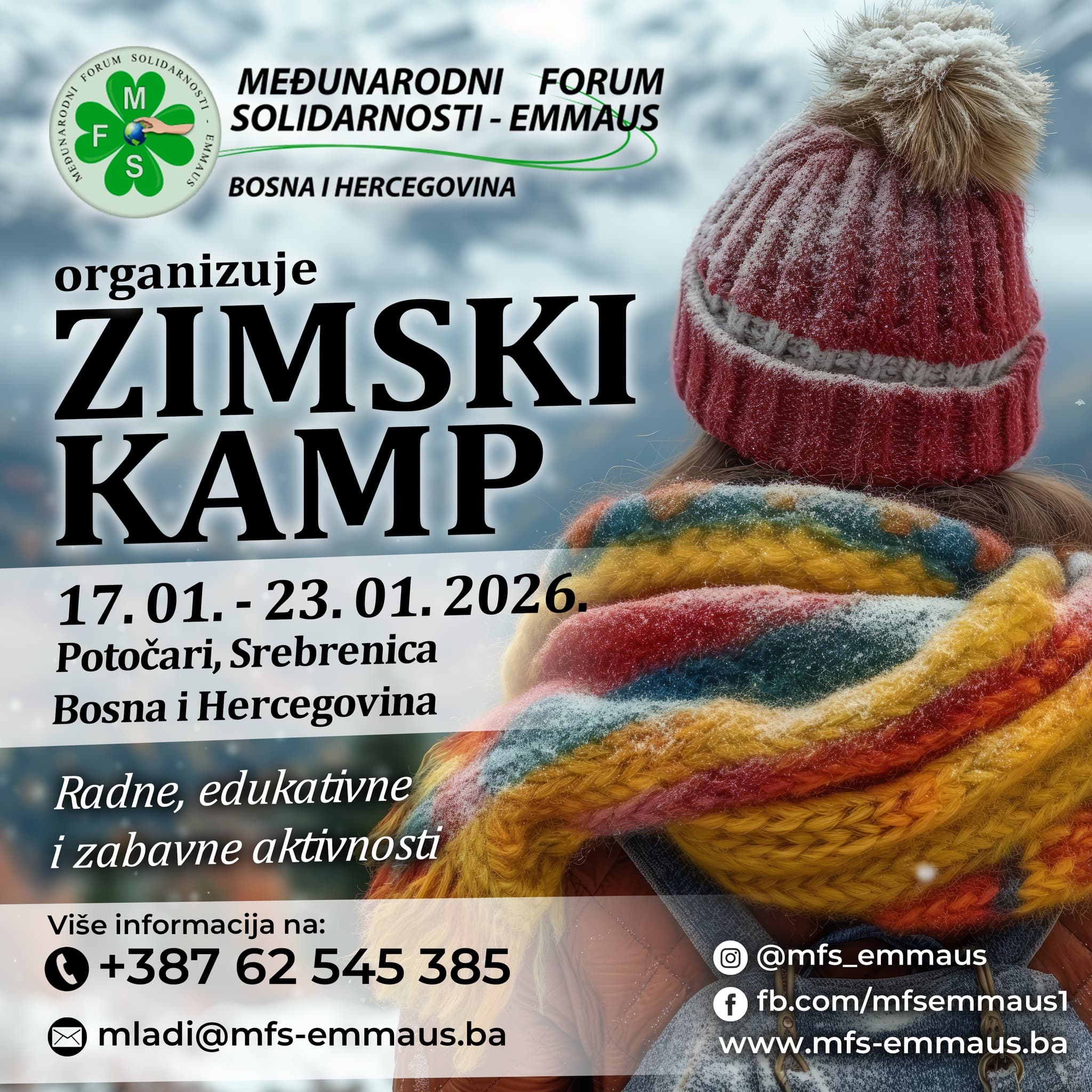 OMLADINSKI ZIMSKI KAMP – SREBRENICA 2026