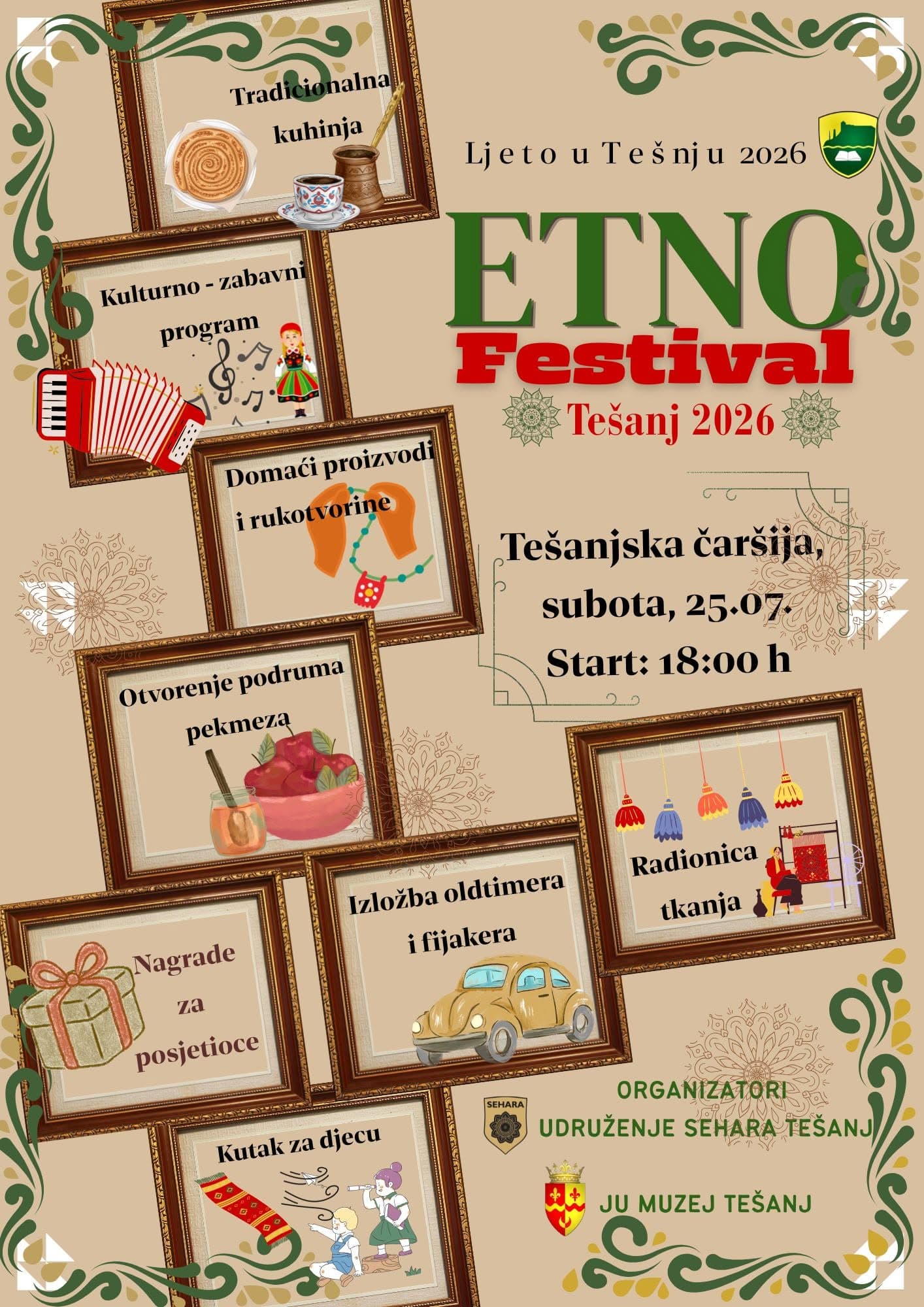 Etno festival Tešanj 2026. – Jedan dan koji slavi sve što vrijedi čuvati